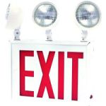 pic6 HE-LED4 Emergency & Exit Light Combo Unit